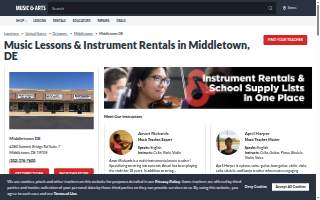 Music & Arts of Middletown website