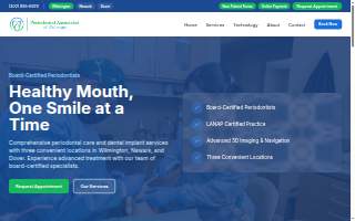 Delaware Periodontics website