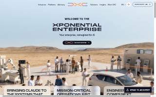 DXC Technology website