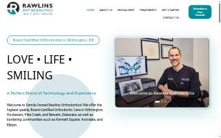 Rawlins Orthodontics website