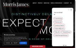 Morris James LLP website