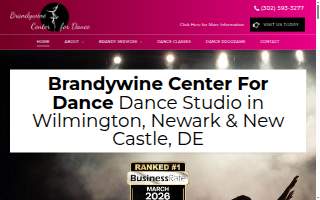 Brandywine Center for Dance of Wilmington website
