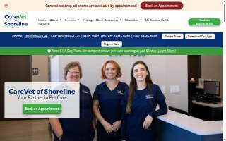 CareVet of Newport Pike website