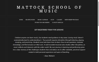 Mattock School of Music website