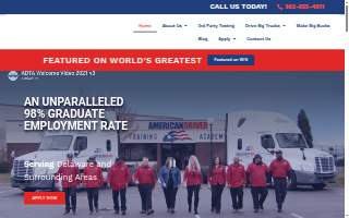 American Driver Training Academy website