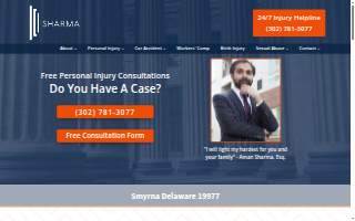 The Sharma Law Firm website
