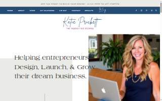 The Marketing Momma website