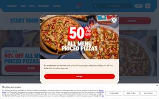 Domino's Pizza of Dublin website