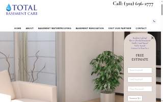 Total Basement Care website