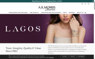 A R Morris Jewelers website