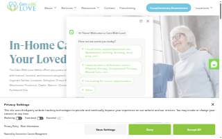 Care With Love website