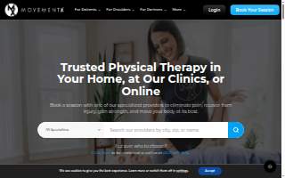MovementX — Physical Therapy in Washington, DC website