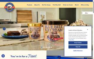 Blue Bell Creameries website