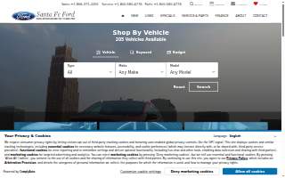 Santa Fe Ford website
