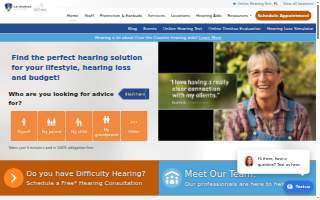U.S. Hearing Solutions website