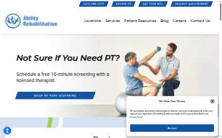 Ability Rehabilitation website