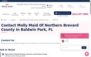 Molly Maid of North Orlando, Seminole and Volusia County website
