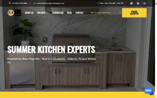 NewHope Pro | Custom Outdoor Kitchen Experts website