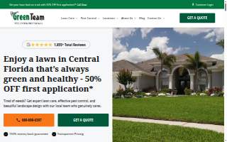 Your Green Team Orlando website