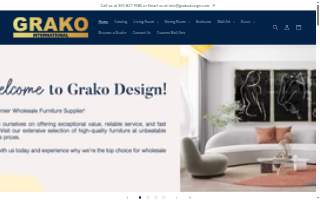 Grako International Wholesale Furniture website