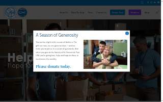 SVDP Orlando Donation Pickup Service website