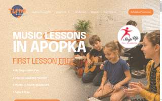 Thrive Music School website