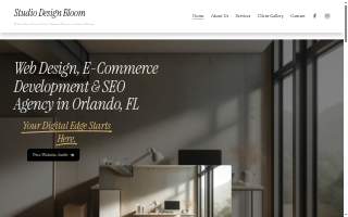 Studio Design Bloom website
