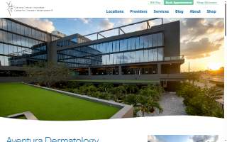 Aventura Dermatology website