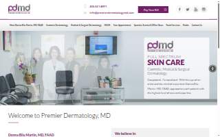 Premier Dermatology, MD (Donna Bilu Martin MD) website