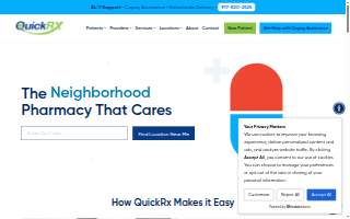 QuickRx@Bartow (Pharmacy) website