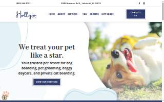 Hollywoof Pet Resort of Bartow website