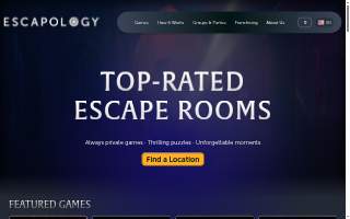 Escapology Escape Rooms Fort Lauderdale of Hollywood website