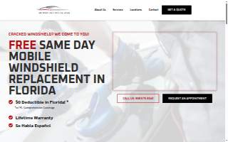 Bond Auto Glass of Tampa Bay website