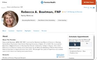 Rebecca D. Chinault, DC website