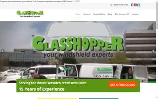 Glasshopper Autoglass Inc website