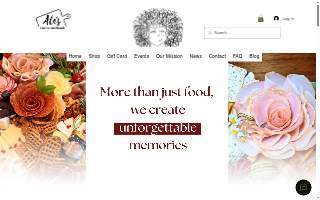 Ale's Charcuterie Boards website