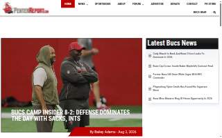 Buccaneers Garage Door website