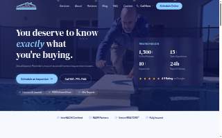 Hope Home Inspections website