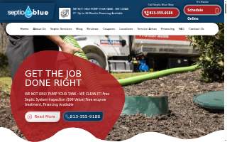 Septic Blue of Tampa website