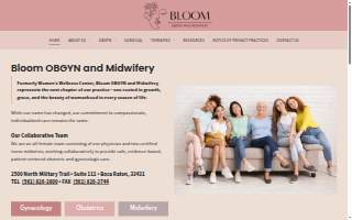 Boca Raton OBGYN Specialists website