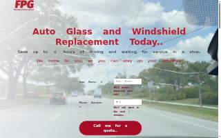 Florida Prime Glass - Boca Raton website