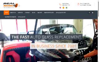 Real Auto Glass Deerfield Beach website