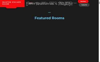 The Master Escape Room website