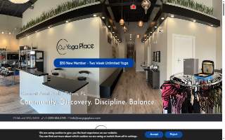 Our Yoga Place website