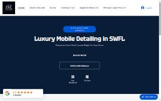 F&E Auto Spa website