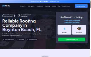 Home Roofing Company Boynton Beach website