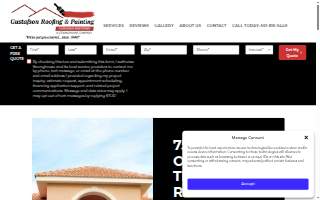 Gustafson Roofing website