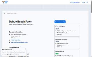 Delray Beach Pawn Luxury website