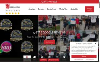 Manasota Movers website