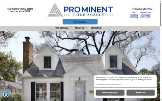 Prominent Title Agency Florida Office website